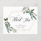 Budgetbladeren & Eucalyptus Gold Hartelijk dank (Voorkant)