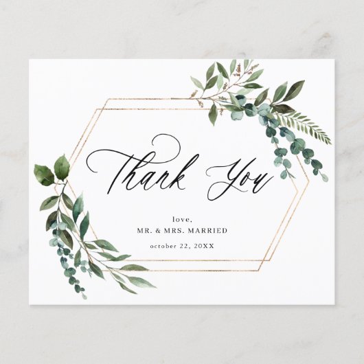 Budgetbladeren & Eucalyptus Gold Hartelijk dank (Voorkant)