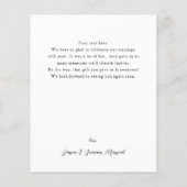 Budgetbladeren & Eucalyptus Gold Hartelijk dank Flyer (Achterkant)