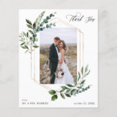 Budgetbladeren & Eucalyptus Gold Hartelijk dank Flyer (Voorkant)