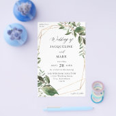 Budgetbladeren & Eucalyptus Gold WeduwUM Flyer (Enkel)