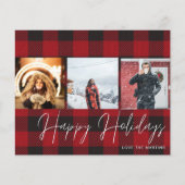 Budgetbuffelcontrole 3 Foto Prettige feestdagen (Voorkant)