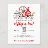 Budgetcarnaval Circus Fair Show Birthday (Voorkant)