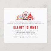 Budgetcarnaval Circus Tent Clown party Birthday (Voorkant)