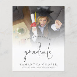 Budgetcongraten Afstuderen Fotoaankondiging