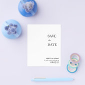 budgetelegant, niet-foto, behalve datum flyer (Enkel)