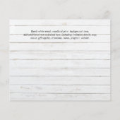 BUDGETFOTO Herdenking van het leven UITNODIGINGEN (Achterkant)