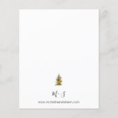 Budgetgebergten en -bomen Rustic Wedding (Achterkant)