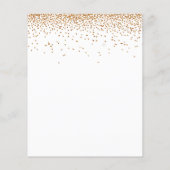 Budgetgegevens Gold Glitter Enclosure (Achterkant)