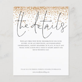 Budgetgegevens Gold Glitter Enclosure