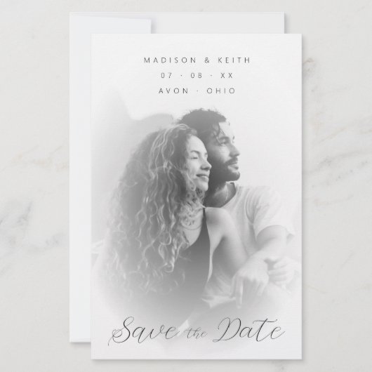 Budgetgesofisticeerde minimalistische fotobruiloft (Voorkant)