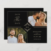 Budgetgesofisticeerde Vlurige Initialen voor bruil (Voorkant / Achterkant)