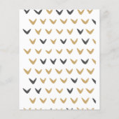 Budgetgoud prettige feestdagen fotobetaalkaarten (Achterkant)