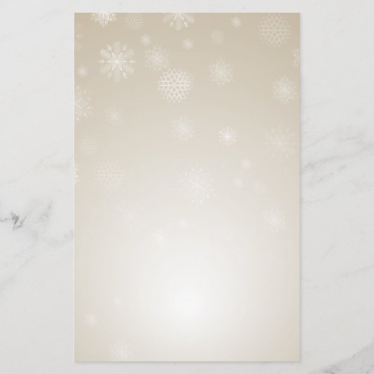 Budgetgoudsneeuwvlokken wintertrouwuitnodiging (Achterkant)