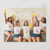 Budgetkalligrafie Foto-Vrijgezellenfeest Bedankt (Achterkant)