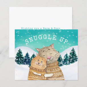 Budgetkassen die de sneeuwvakantie-Kaart omhoog sc