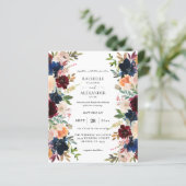 Budgetmarine, Bourgogne, roze en perforeel huwelij (Staand voorkant)