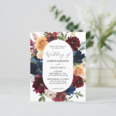 Budgetmarine, bruinroze en perforator2 bruiloft (Staand voorkant)