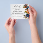 Budgetmarine, Oranje en bruine Herfst — Floral — G Flyer (Hand)