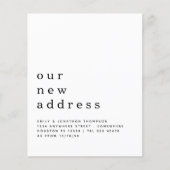 Budgetminimalist - Nieuwe adresgegevens verplaatse (Voorkant)