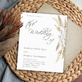 Budgetminimalist Pampas Grass Wedding