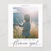 Budgetminimalist Wordt mijn Bloemenmeisje-foto (Voorkant)