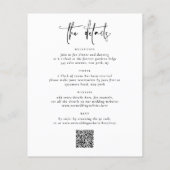 Budgetminimalistisch alles in één QR-code - bruilo (Achterkant)