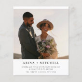 Budgetminimalistisch alles in één QR-code - bruilo (Voorkant)