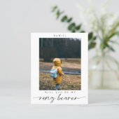 budgetminimalistisch Bent u mijn Ring Bearer Foto (Staand voorkant)