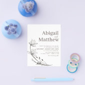 Budgetminimalistisch finaliseringsverzoek flyer (Enkel)