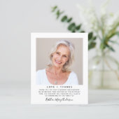 Budgetminimalistisch fotosympathie Hartelijk dank (Staand voorkant)