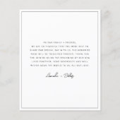 Budgetminimalistisch fotovierkant - Hartelijk dank Flyer (Achterkant)