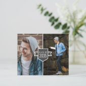 Budgetminimalistisch Gold Afstudeerder Pet 3 Foto- (Staand voorkant)