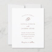 budgetminimalistisch Hoefijzer | Rustic Brown Wedd (Voorkant)