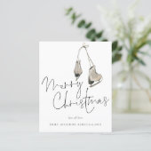 Budgetminimalistisch ijs Schaatsen vrolijk kerstfe (Staand voorkant)