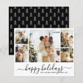 Budgetminimalistisch kerstfeestbrochure voor colla (Voorkant / Achterkant)