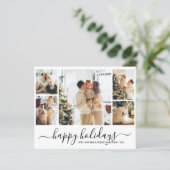 Budgetminimalistisch kerstfeestbrochure voor colla (Staand voorkant)