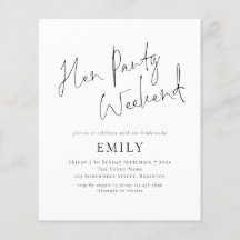 Budgetminimalistisch rondwegweekend van de partij 