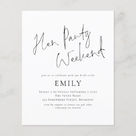 Budgetminimalistisch rondwegweekend van de partij 