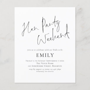 Budgetminimalistisch rondwegweekend van de partij