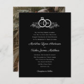 Budgetminimalistisch verzoek voor zwarte bruiloft (Voorkant / Achterkant)