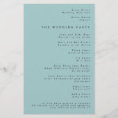 Budgetminimalistisch weddenschap met eucalyptus (Achterkant)