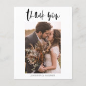 Budgetminimalistische bruiloft - Hartelijk dank (Voorkant)