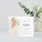 Budgetminimalistische fotobedekking 50e verjaardag (Staand voorkant)