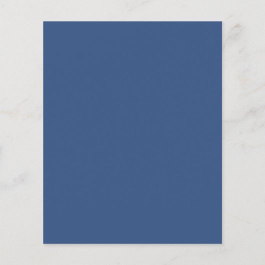 Budgetminimalistische Franse uitnodiging tot blauw (Achterkant)