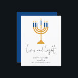 Budgetminimalistische kaarsen Lichte Hanukkah-Kaar<br><div class="desc">Minimalistische Kaart van de Lichte Licht van de Kaarsen. EEN BEGROTINGSPrijs KLEINE 4, 5 x 5, 6-inch flatkaart op een glanzende SEMI GLOSS 110 lb kaartvoorraad (vergelijkbaar met de dikte van een briefkaart) GEEF NOTA: De envelop die met deze kaart wordt geleverd is iets groter dan de kaart zelf. De...</div>