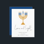 Budgetminimalistische kaarsen Lichte Hanukkah-Kaar<br><div class="desc">Minimalistische Kaart van de Lichte Licht van de Kaarsen. EEN BEGROTINGSPrijs KLEINE 4, 5 x 5, 6-inch flatkaart op een glanzende SEMI GLOSS 110 lb kaartvoorraad (vergelijkbaar met de dikte van een briefkaart) GEEF NOTA: De envelop die met deze kaart wordt geleverd is iets groter dan de kaart zelf. De...</div>