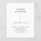 Budgetminimalistische moderne kalligrafie (Voorkant)