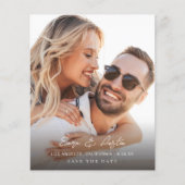 BudgetMOD de Foto Verticaal sparen de Datum Flyer (Voorkant)