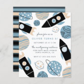 Budgetraketschild buitenruimtevaartpartij (Voorkant / Achterkant)